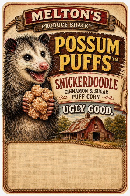 Possum Puffs - Snickerdoodle