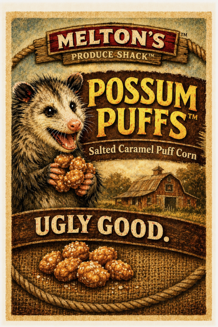 Possum Puffs - Salted Caramel